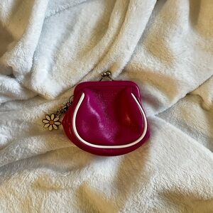 Hot Pink Coach Coin Purse